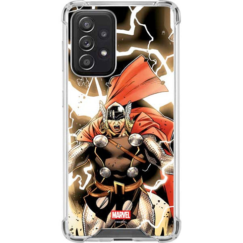 Marvel Thor Thor’s Lightning Galaxy A52 5G Clear Case