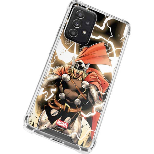 Marvel Thor Thor’s Lightning Galaxy A52 5G Clear Case
