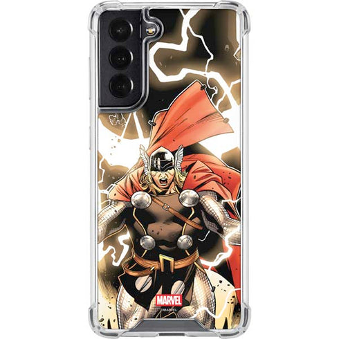Marvel Thor Thor’s Lightning Galaxy S22 Clear Case