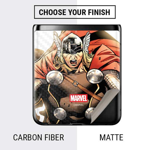 Marvel Thor Thor’s Lightning Galaxy Z Flip Skin