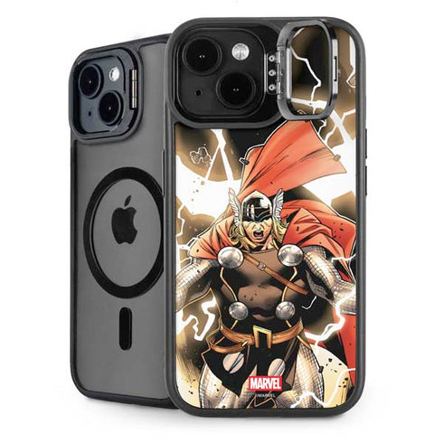 Marvel Thor Thor’s Lightning iPhone 15 Plus Kickstand Case