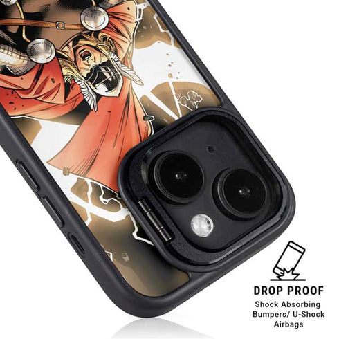 Marvel Thor Thor’s Lightning iPhone 16 Plus Kickstand Case