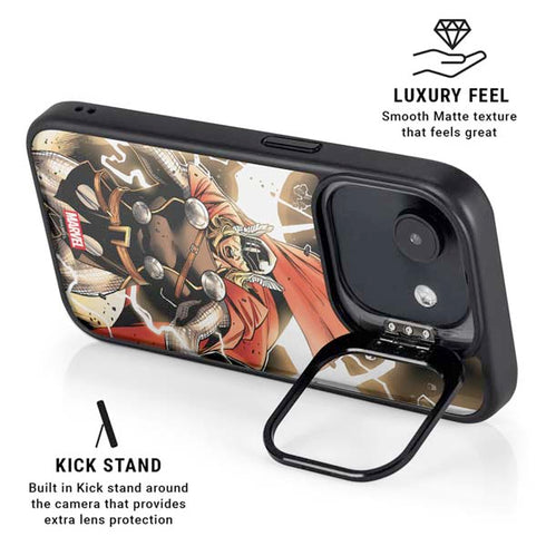 Marvel Thor Thor’s Lightning iPhone 16e Kickstand Case