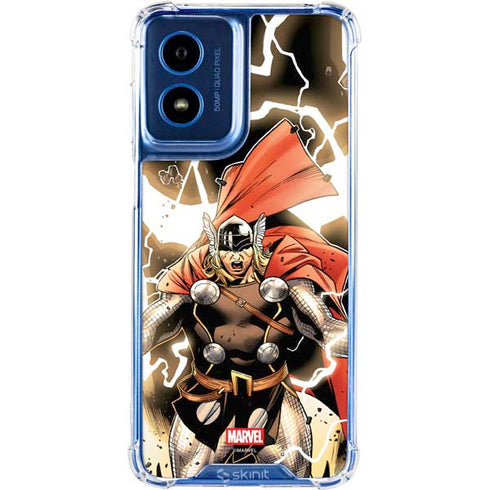 Marvel Thor Thor's Lightning Moto G 5G (2024) Clear Case