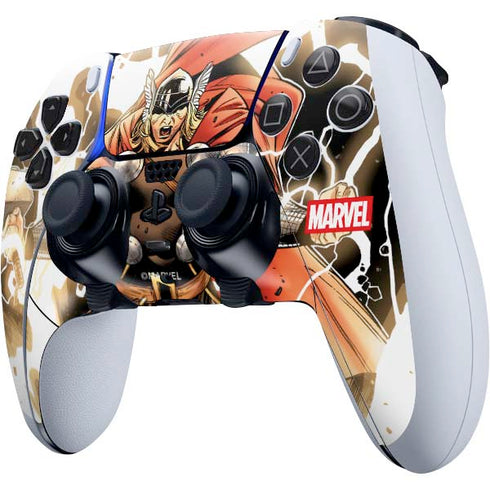 Marvel Thor Thor’s Lightning PS5 DualSense Edge Pro Controller Skin