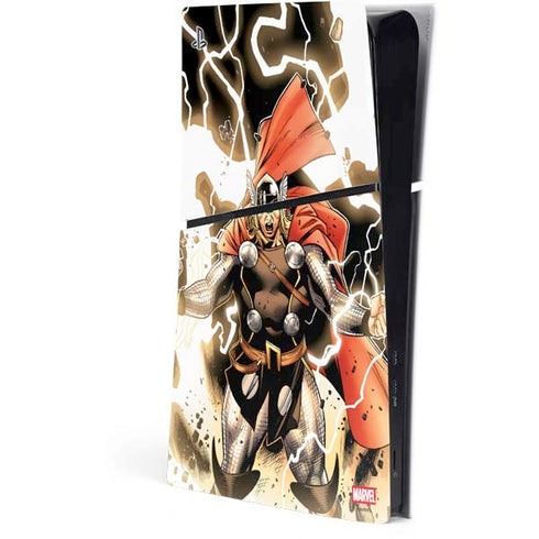 Marvel Thor Thor’s Lightning PS5 Slim Digital Edition Console Skin