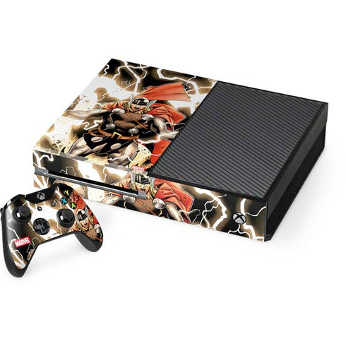 Marvel Thor Thor’s Lightning Xbox One Console and Controller Bundle Skin