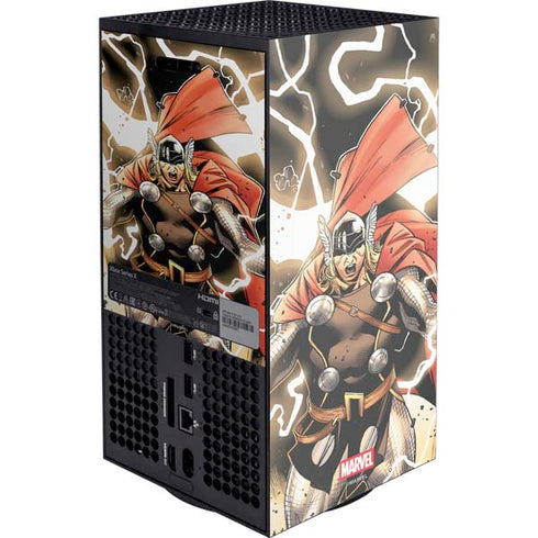 Marvel Thor Thor’s Lightning XBox Series X Digital Edition Console Skin