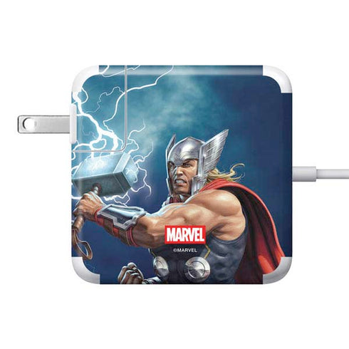 Marvel Thor Thor and Mjolnir 85W Power Adapter (15 and 17 inch MacBook Pro Charger) Skin