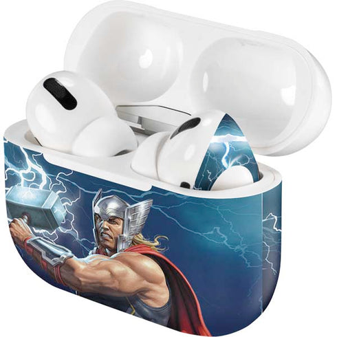Marvel Thor Thor and Mjolnir AirPods Skins