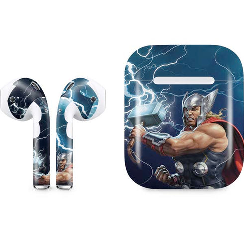 Marvel Thor Thor and Mjolnir Apple AirPods Skin