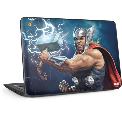 Marvel Thor Thor and Mjolnir HP Chromebook Skin