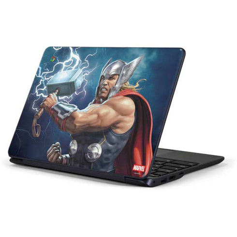 Marvel Thor Thor and Mjolnir Samsung Chromebook Skin