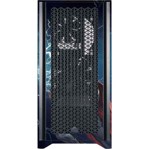 Marvel Thor Thor and Mjolnir Corsair 4000D Tempered Glass Mid-Tower ATX Case Skin