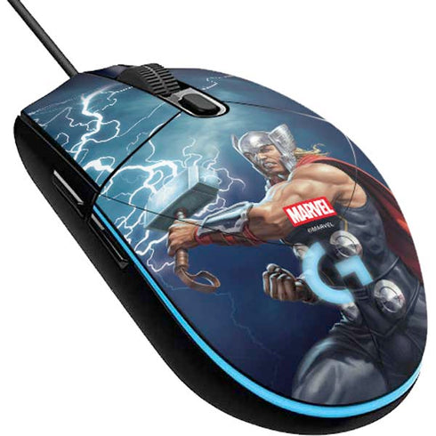 Marvel Thor Thor and Mjolnir G203 Prodigy RGB Wired Gaming Mouse Skin
