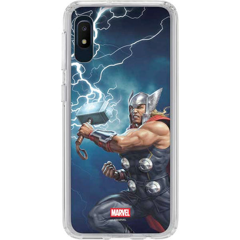 Marvel Thor Thor and Mjolnir Galaxy A10e Clear Case