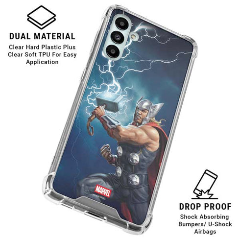 Marvel Thor Thor and Mjolnir Galaxy A13 5G Clear Case