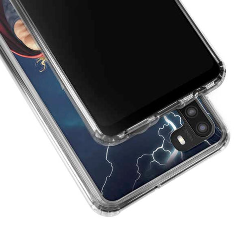 Marvel Thor Thor and Mjolnir Galaxy A21 Clear Case