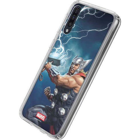 Marvel Thor Thor and Mjolnir Galaxy A50 Clear Case