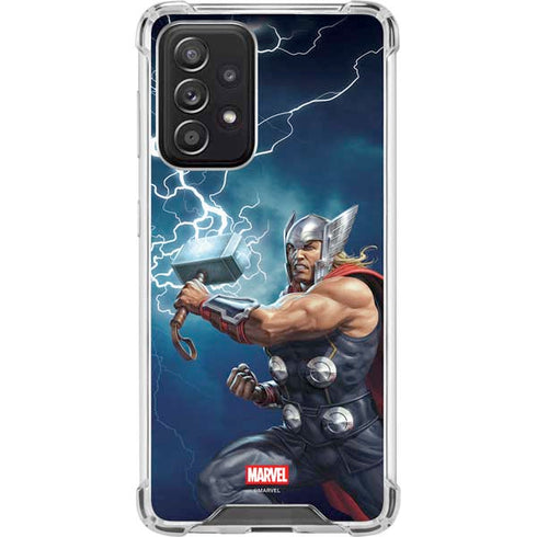 Marvel Thor Thor and Mjolnir Galaxy A52 5G Clear Case
