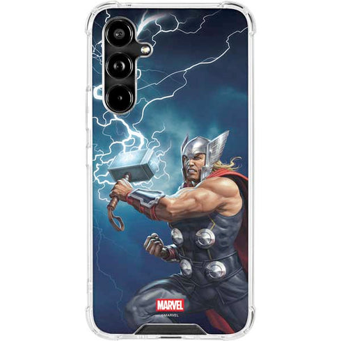 Marvel Thor Thor and Mjolnir Galaxy A54 5G Clear Case