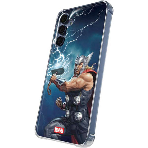 Marvel Thor Thor and Mjolnir Galaxy A55 5G Clear Case
