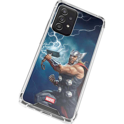 Marvel Thor Thor and Mjolnir Galaxy A72 5G Clear Case