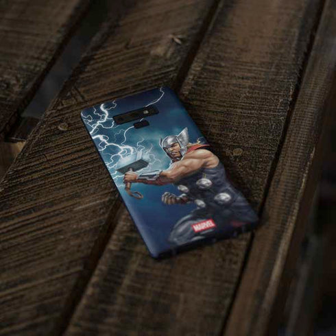 Marvel Thor Thor and Mjolnir Galaxy Note 9 Skin