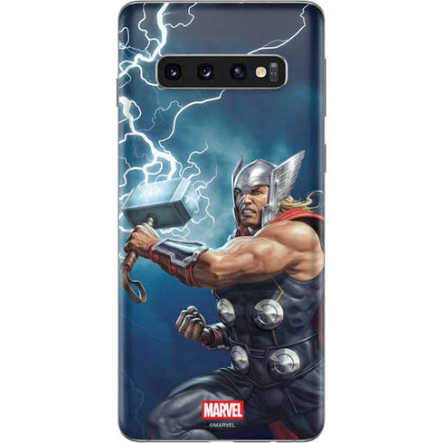 Marvel Thor Thor and Mjolnir Galaxy S10 Skin
