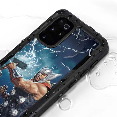 Marvel Thor Thor and Mjolnir Galaxy S20 Plus Waterproof Case