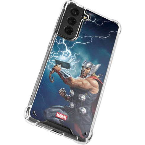 Marvel Thor Thor and Mjolnir Galaxy S21 5G Clear Case