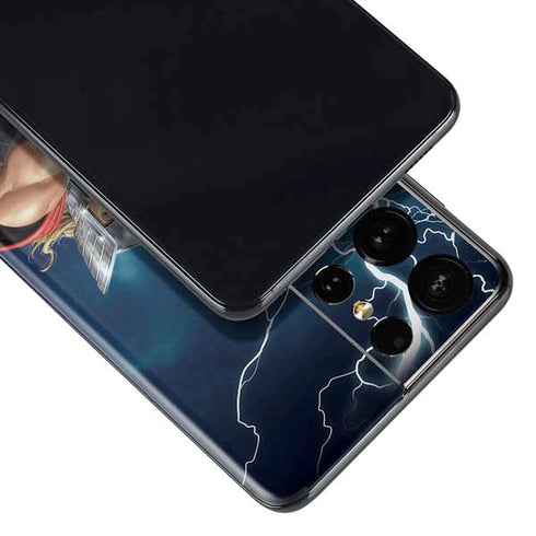 Marvel Thor Thor and Mjolnir Galaxy S21 Ultra 5G Skin