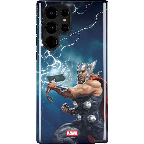 Marvel Thor Thor and Mjolnir Galaxy S22 Ultra Pro Case