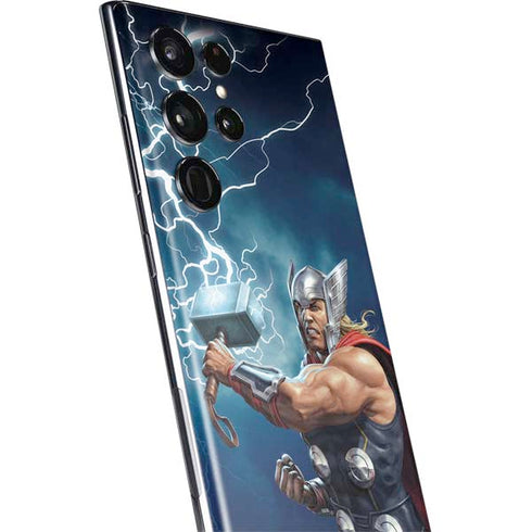 Marvel Thor Thor and Mjolnir Galaxy S22 Ultra Skin