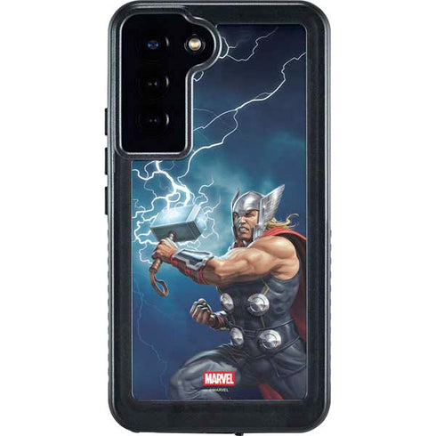 Marvel Thor Thor and Mjolnir Galaxy S23 Plus Waterproof Case