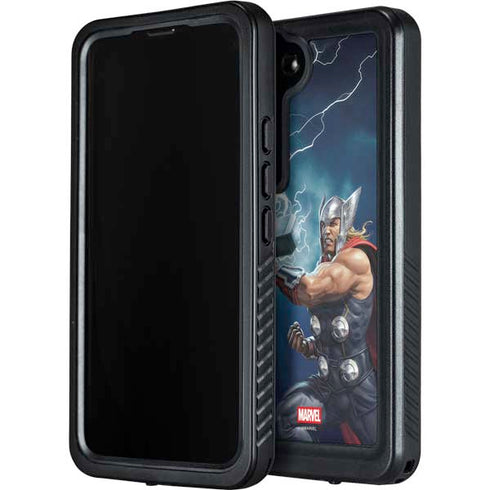 Marvel Thor Thor and Mjolnir Galaxy S23 Plus Waterproof Case