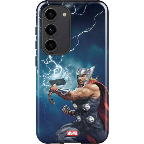 Marvel Thor Thor and Mjolnir Galaxy S23 Pro Case