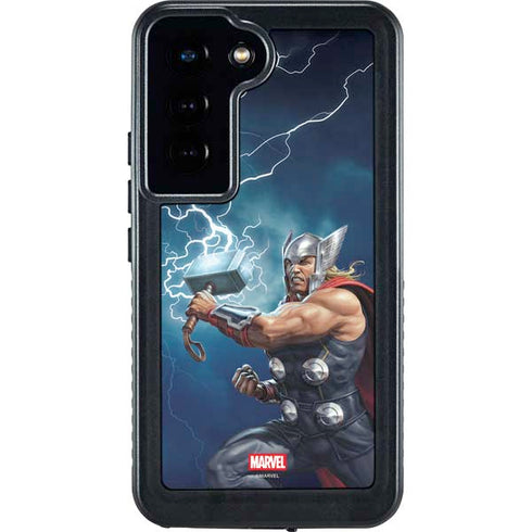 Marvel Thor Thor and Mjolnir Galaxy S23 Waterproof Case