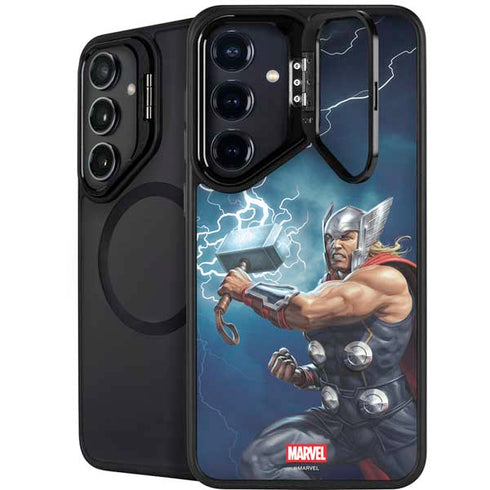 Marvel Thor Thor and Mjolnir Galaxy S24 Plus Kickstand Case