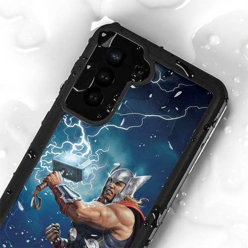 Marvel Thor Thor and Mjolnir Galaxy S24 Waterproof Case