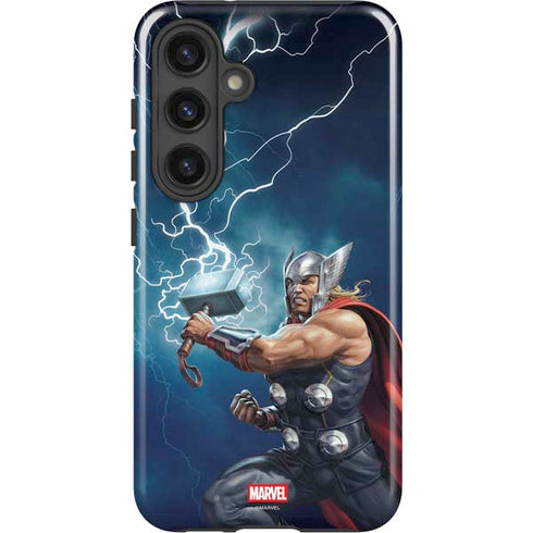 Marvel Thor Thor and Mjolnir Galaxy S25 Impact Case