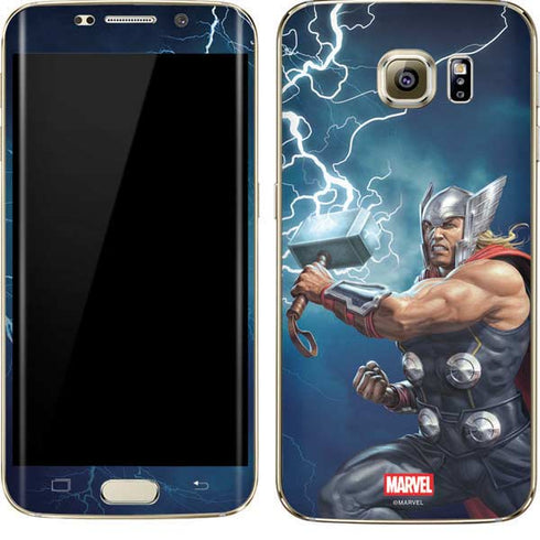 Marvel Thor Thor and Mjolnir Galaxy S7 Edge Skin