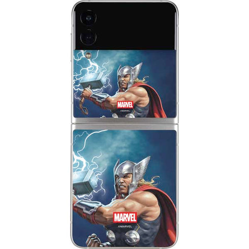 Marvel Thor Thor and Mjolnir Galaxy Z Flip3 5G Skin