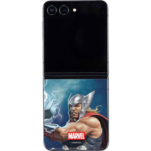 Marvel Thor Thor and Mjolnir Galaxy Z Flip5 5G Skin