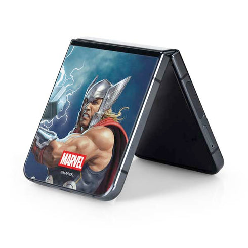Marvel Thor Thor and Mjolnir Galaxy Z Flip5 5G Skin