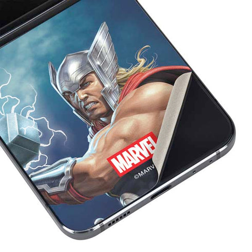 Marvel Thor Thor and Mjolnir Galaxy Z Flip5 5G Skin