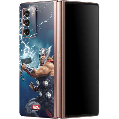 Marvel Thor Thor and Mjolnir Galaxy Z Fold2 5G Skin