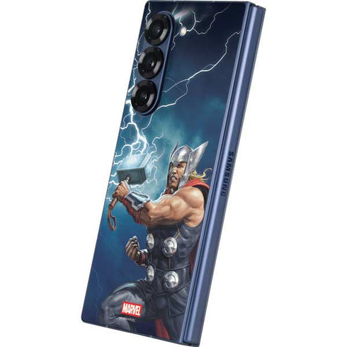 Marvel Thor Thor and Mjolnir Galaxy Z Fold6 Skin