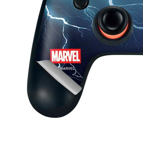 Marvel Thor Thor and Mjolnir Google Stadia Controller Skin