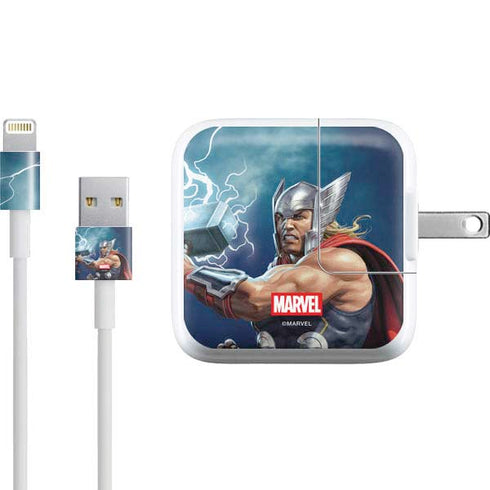 Marvel Thor Thor and Mjolnir iPad Charger (10W USB) Skin